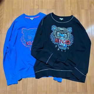 KENZO - 【現行モデル】ケンゾー☆フラワー刺繍ロゴ入りスウェット 花