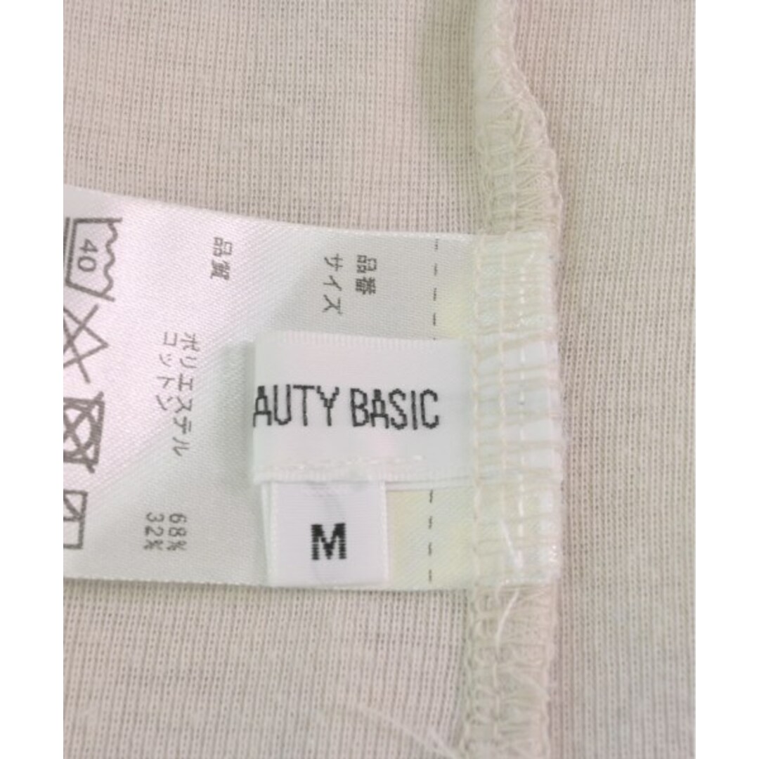 NATURAL BEAUTY BASIC(ナチュラルビューティーベーシック)のNATURAL BEAUTY BASIC Tシャツ・カットソー M ベージュ 【古着】【中古】 レディースのトップス(カットソー(半袖/袖なし))の商品写真