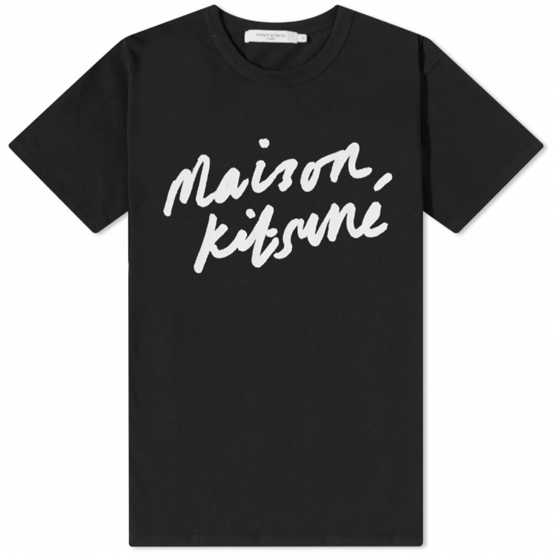 MAISON KITSUNE'(メゾンキツネ)の新品 MAISON KITSUNE メゾンキツネ ハンドライティング Tシャツ メンズのトップス(Tシャツ/カットソー(半袖/袖なし))の商品写真