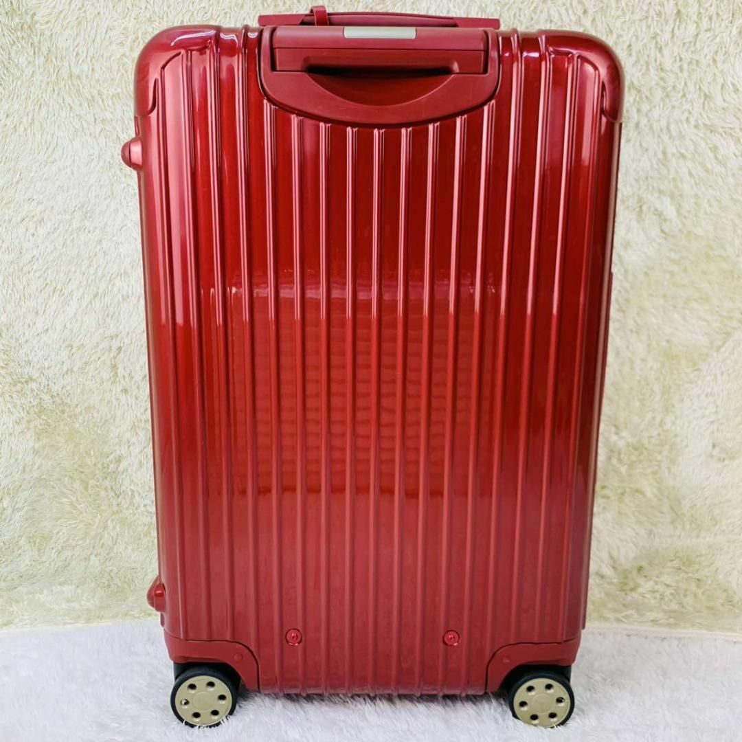 RIMOWA(リモワ)の美品✨リモワ サルサデラックス 58L 4輪 TSAロック オリエンタルレッド メンズのバッグ(トラベルバッグ/スーツケース)の商品写真