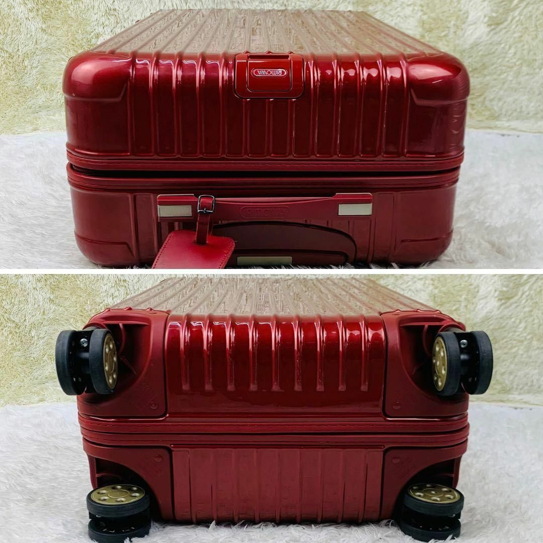 RIMOWA(リモワ)の美品✨リモワ サルサデラックス 58L 4輪 TSAロック オリエンタルレッド メンズのバッグ(トラベルバッグ/スーツケース)の商品写真