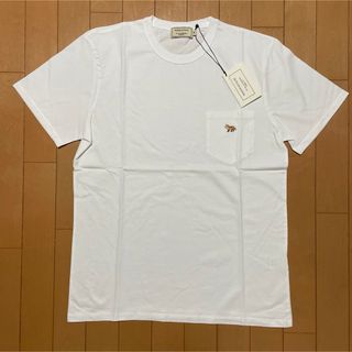 メゾンキツネ(MAISON KITSUNE')の新品 MAISON KITSUNE ベイビーフォックス パッチポケット Tシャツ(Tシャツ/カットソー(半袖/袖なし))