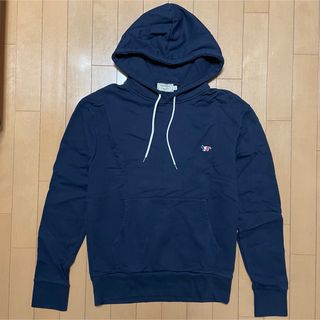 メゾンキツネ(MAISON KITSUNE')の新品 メゾン キツネ トリコロール フォックス パッチ フーディ Mサイズ(パーカー)