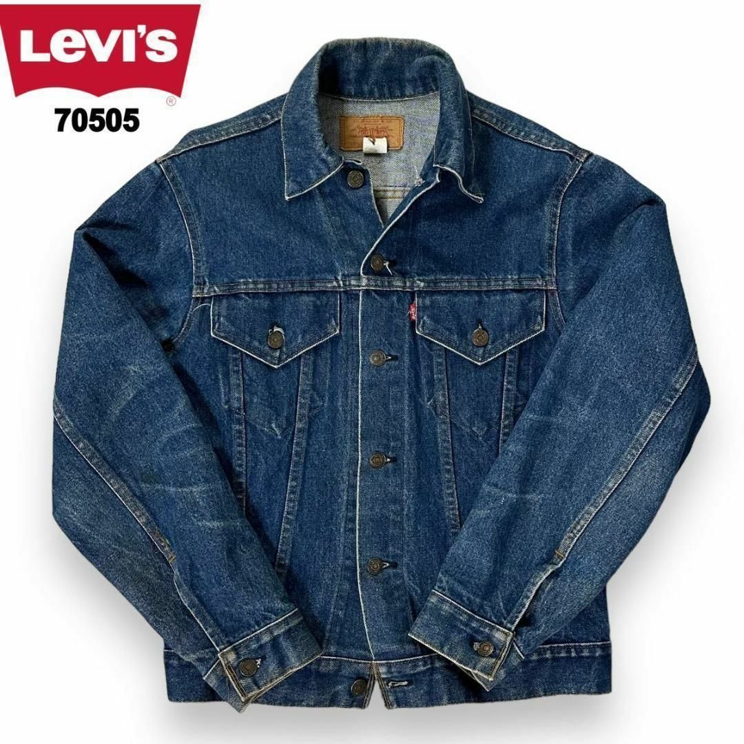 輝く高品質な
 Levis 2024年最新】70 70505 0217デニムジャケット70s 刻印52 Levi 38 USA製 ジャケット/アウター