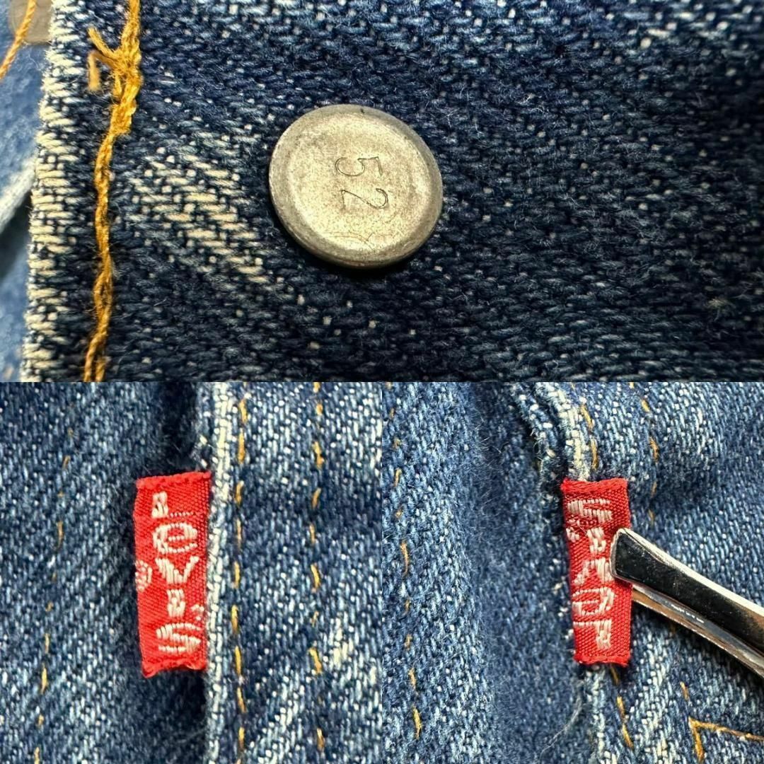 輝く高品質な
 Levis 2024年最新】70 70505 0217デニムジャケット70s 刻印52 Levi 38 USA製 ジャケット/アウター 8