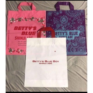 ベティーズブルー(BETTY'S BLUE)の✨大人気✨ベティーズブルー　ショッパー　3枚セット　ショップ袋(ショップ袋)