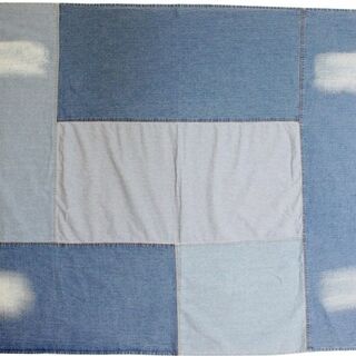 村田屋産業 ソファカバー・マルチカバー ブルー 192×136cm(ソファカバー)