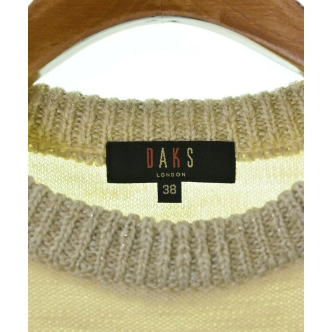 DAKS(ダックス)のDAKS ダックス ニット・セーター 38(S位) ベージュ 【古着】【中古】 レディースのトップス(ニット/セーター)の商品写真