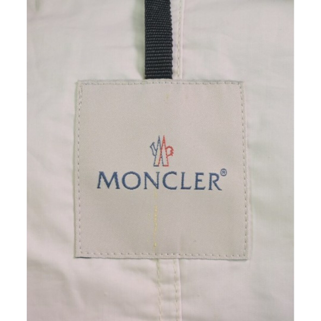 MONCLER(モンクレール)のMONCLER モンクレール トレンチコート 1(S位) グレーx黒(チェック) 【古着】【中古】 レディースのジャケット/アウター(トレンチコート)の商品写真