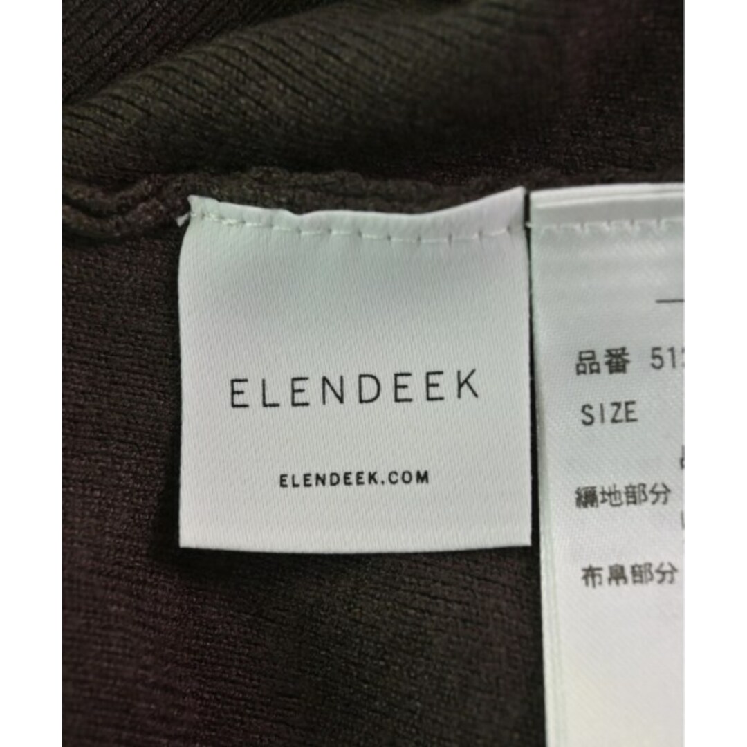 ELENDEEK(エレンディーク)のELENDEEK エレンディーク ニット・セーター F 茶 【古着】【中古】 レディースのトップス(ニット/セーター)の商品写真
