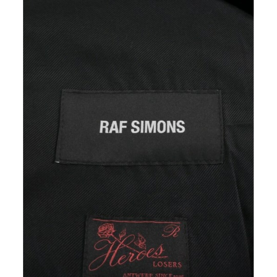 RAF SIMONS(ラフシモンズ)のRAF SIMONS ラフシモンズ テーラードジャケット 50(XL位) 黒 【古着】【中古】 メンズのジャケット/アウター(テーラードジャケット)の商品写真