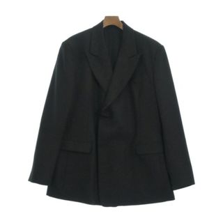 ラフシモンズ(RAF SIMONS)のRAF SIMONS ラフシモンズ テーラードジャケット 50(XL位) 黒 【古着】【中古】(テーラードジャケット)