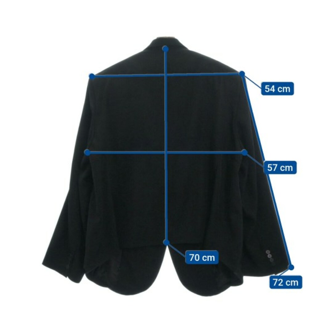 Balenciaga(バレンシアガ)のBALENCIAGA バレンシアガ テーラードジャケット L 黒 【古着】【中古】 メンズのジャケット/アウター(テーラードジャケット)の商品写真