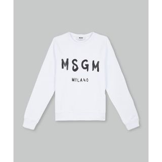 エムエスジイエム(MSGM)の【新品】MSGM エムエスジイエム ブラッシュロゴスウェット(トレーナー/スウェット)