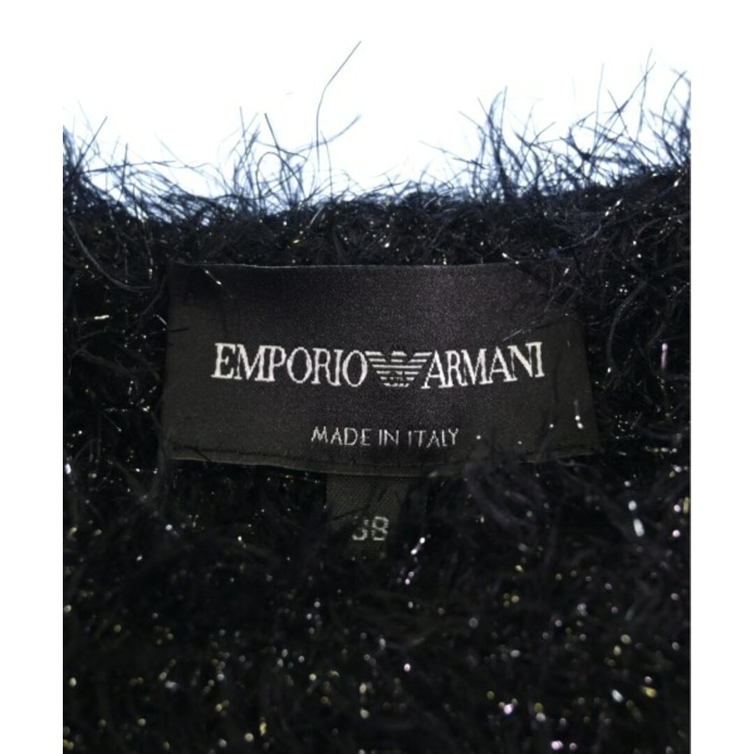 Emporio Armani(エンポリオアルマーニ)のEMPORIO ARMANI エンポリオアルマーニ ワンピース 38(S位) 黒 【古着】【中古】 レディースのワンピース(ひざ丈ワンピース)の商品写真