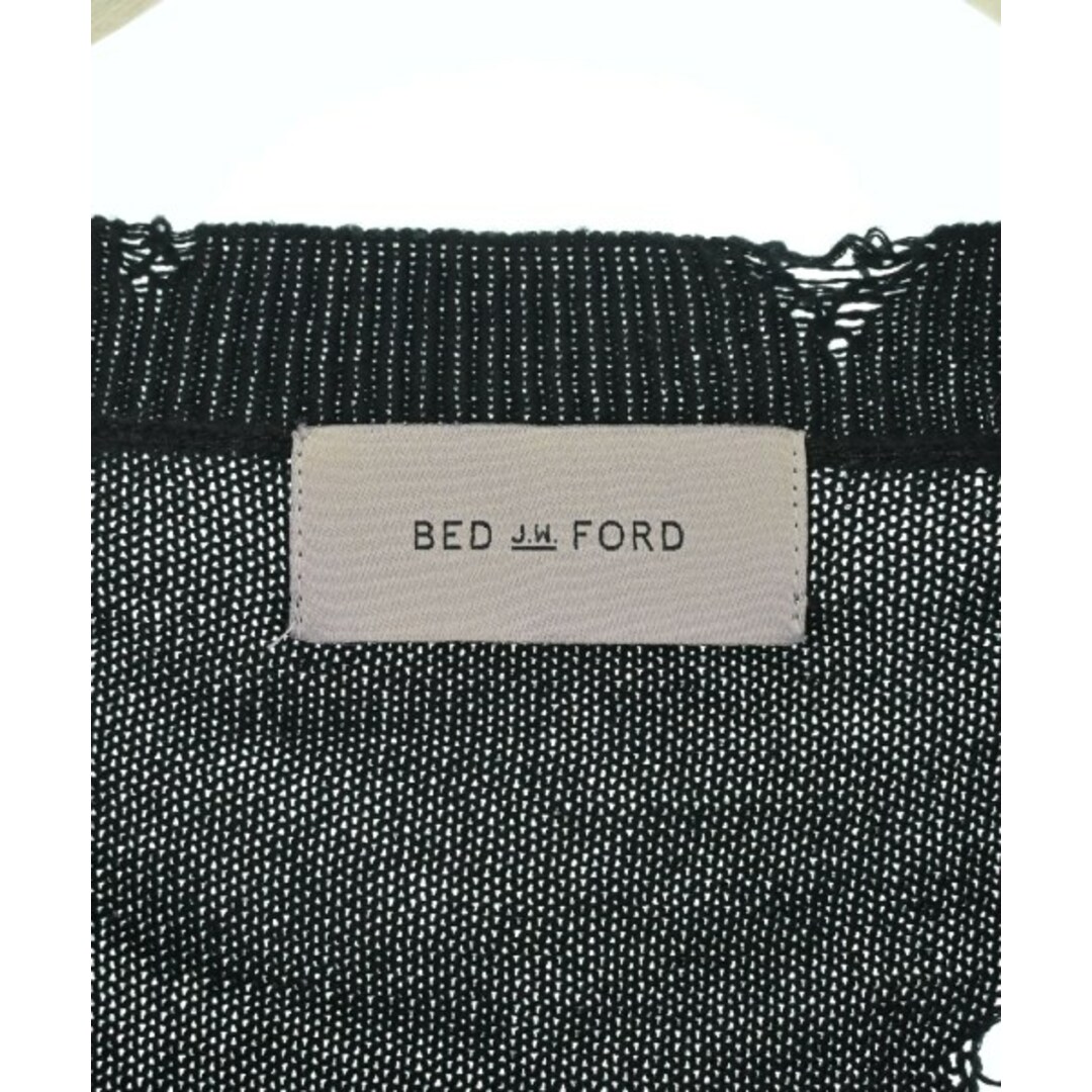 BED J.W. FORD(ベッドフォード)のBED J.W. FORD ニット・セーター 2(M位) 黒x白(ボーダー) 【古着】【中古】 メンズのトップス(ニット/セーター)の商品写真