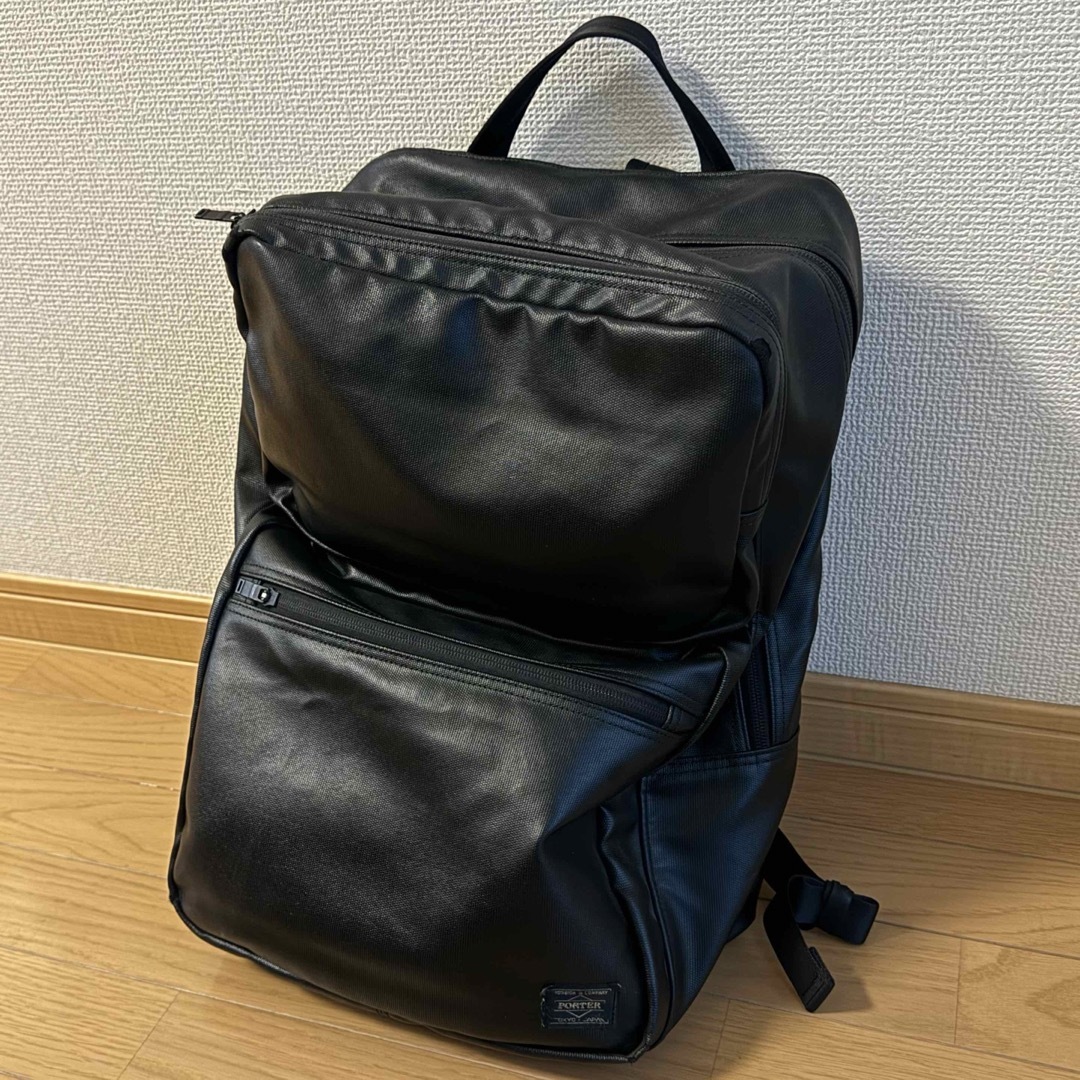 PORTER(ポーター)のポーターHandsコラボ　大容量 ビジネス バックパック ブラック レディースのバッグ(リュック/バックパック)の商品写真