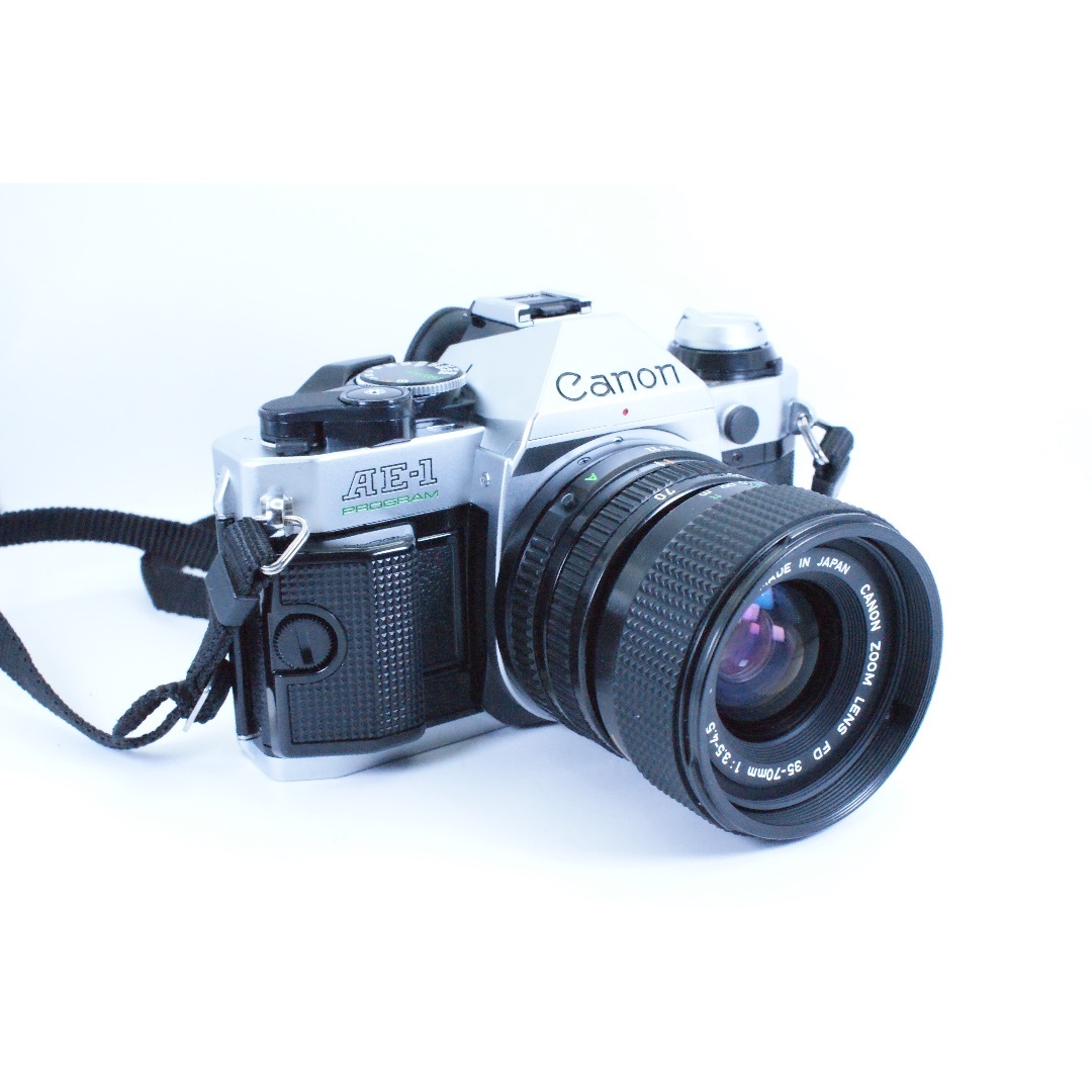 Canon(キヤノン)のCANON AE-1 PROGRAM(+35-70mm F3.5-4.5)428 スマホ/家電/カメラのカメラ(フィルムカメラ)の商品写真