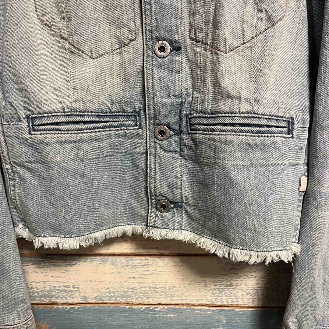 G-STAR RAW(ジースター)の[新品] g-star raw ジースターロゥ デニム デニムジャケット XS レディースのジャケット/アウター(Gジャン/デニムジャケット)の商品写真