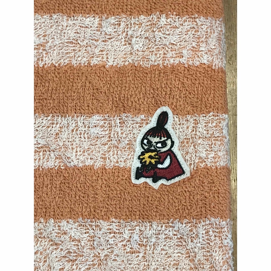 MOOMIN(ムーミン)の【新品】リトルミイ　湯上がりワンピース　オレンジ　タオルワンピ　リトルミィ　北欧 レディースのルームウェア/パジャマ(その他)の商品写真