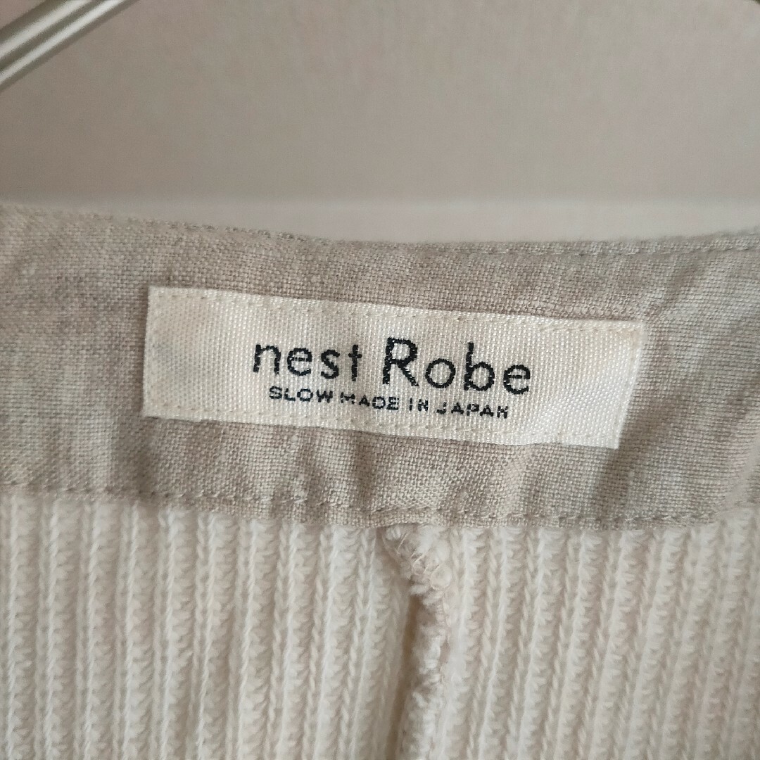 nest Robe(ネストローブ)のnest Robe コットンリブニットドルマンカーディガン メンズのトップス(カーディガン)の商品写真