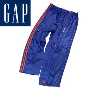 ギャップ(GAP)のY2K OLD GAP オールド ギャップ ライン サイドボタン ナイロンパンツ(その他)