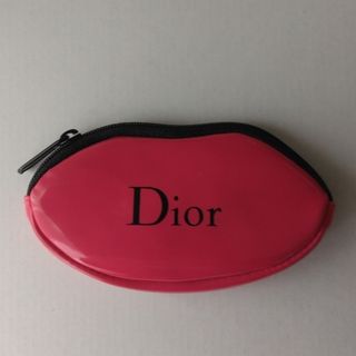 クリスチャンディオール(Christian Dior)の希少 Dior♡ ノベルティレア !  リップ型ミニポーチ(ノベルティグッズ)