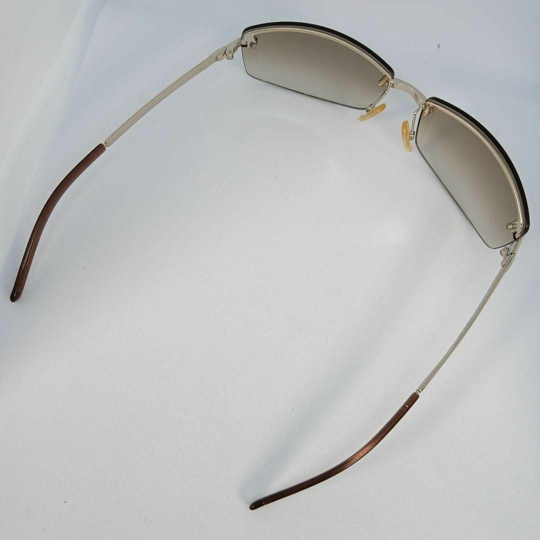 Gucci(グッチ)の55超美品　グッチ　サングラス　メガネ　眼鏡　度無　1796　スクエア　ブラウン メンズのファッション小物(サングラス/メガネ)の商品写真