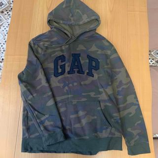 ギャップ(GAP)のGAP パーカー　メンズL  迷彩(パーカー)