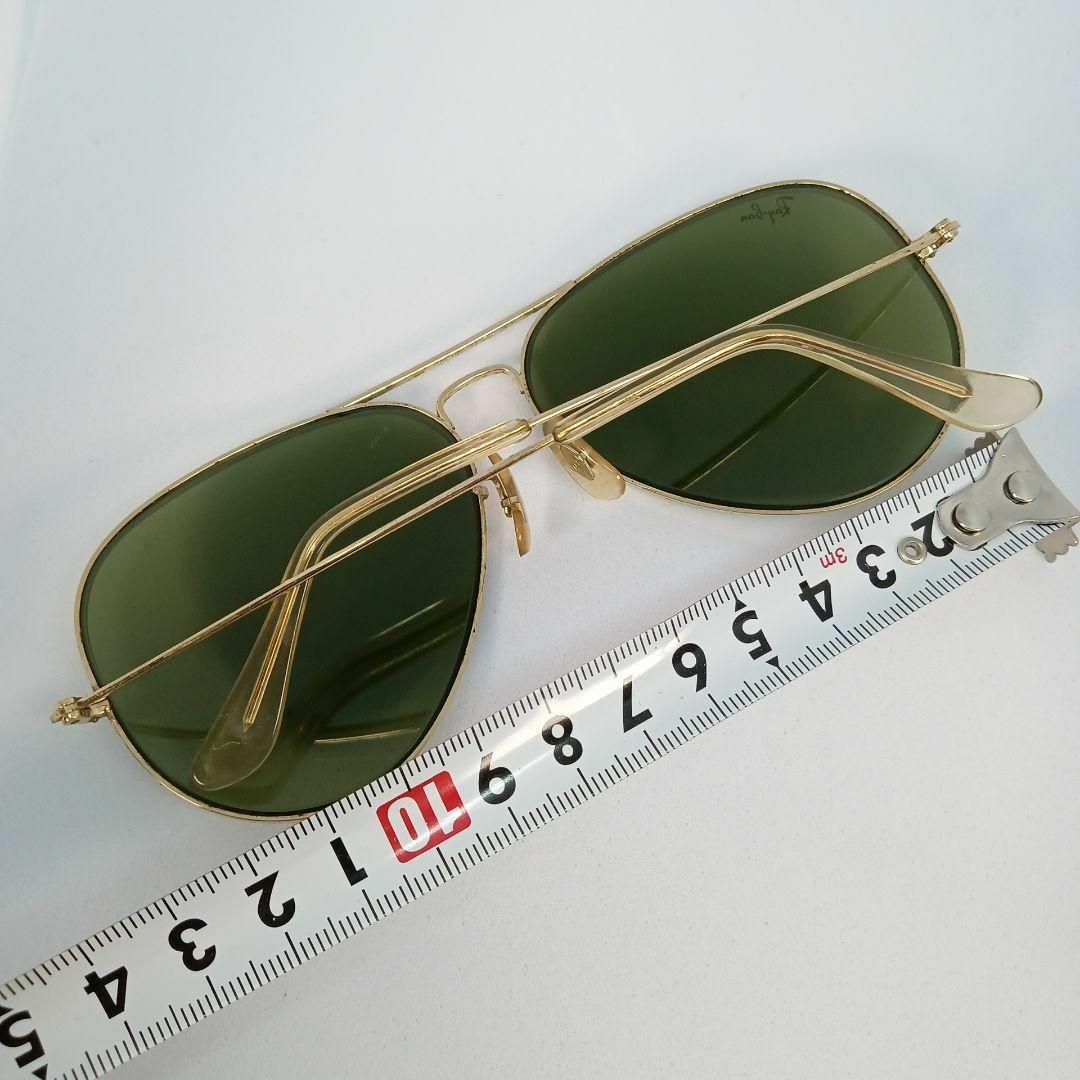 Ray-Ban(レイバン)の58美品　レイバン　希少　サングラス　メガネ　眼鏡　度無　アビエーター　USA メンズのファッション小物(サングラス/メガネ)の商品写真