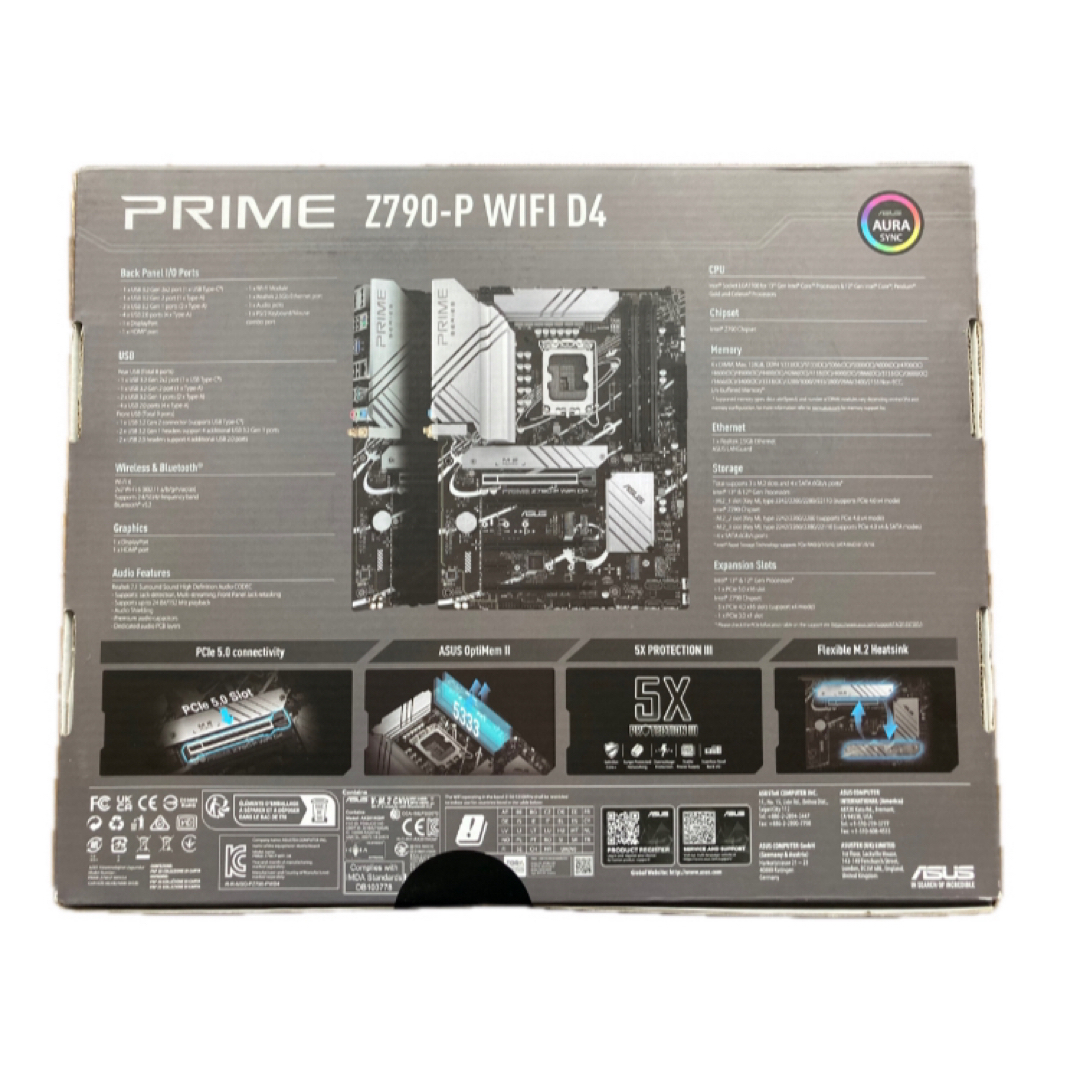 ASUS - ☆新品未使用品☆ASUS PRIME Z790-P WIFI D4 ASUS - ☆新品未使用品☆ASUS PRIME Z790-P WIFI D4