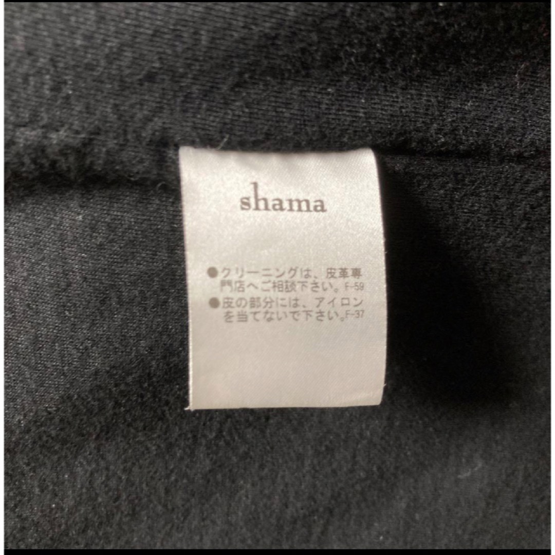 shama(シャマ)のSHAMA レザーパーカー  42  亀梨着用 メンズのジャケット/アウター(レザージャケット)の商品写真