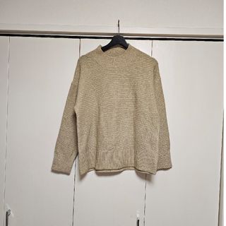 ザショップティーケー(THE SHOP TK)のTHE SHOP TK ベージュ×goldラメ ニット L タケオキクチ(ニット/セーター)