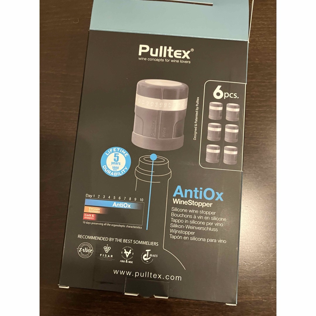 Pulltex antiox プルテックス　アンチオックス　1個 食品/飲料/酒の酒(ワイン)の商品写真