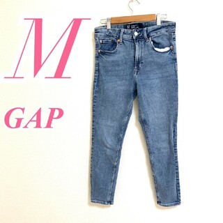 ギャップ(GAP)のギャップ　スキニーパンツ　M　ブルー　デニムパンツ　カジュアル　綿　ポリ(デニム/ジーンズ)