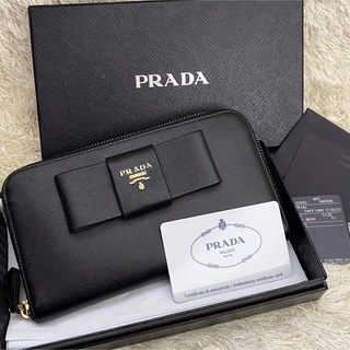 PRADA - プラダ PRADA 財布 レディース メンズ ブランド 二つ折り財布