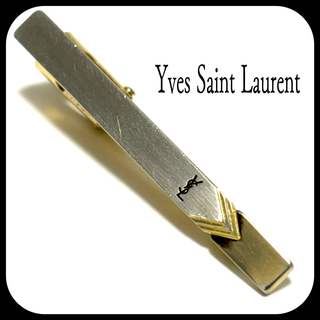 イヴサンローラン(Yves Saint Laurent)のイヴサンローラン  ネクタイピン  yslロゴ  タイバー  お洒落(ネクタイピン)