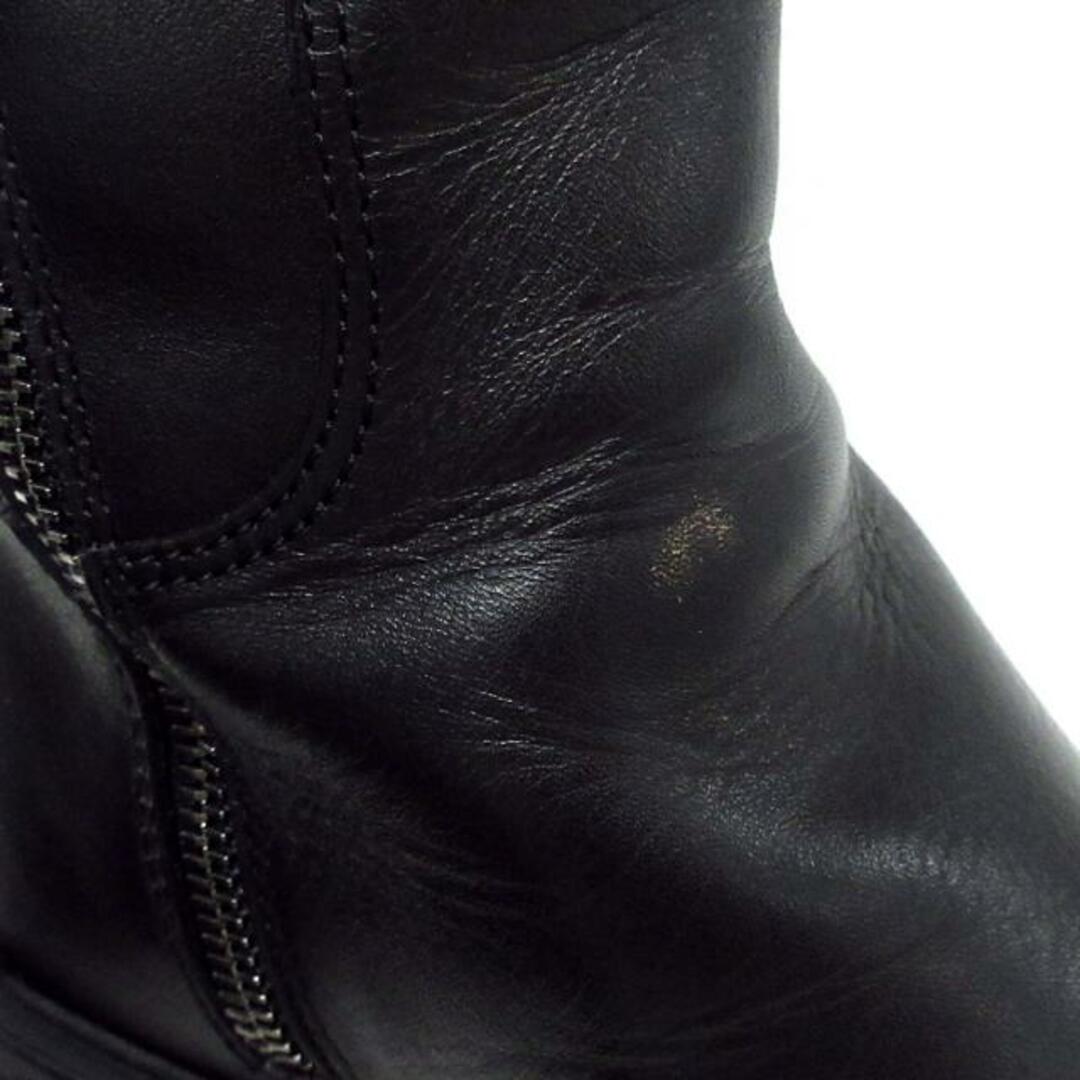 valentino garavani(ヴァレンティノガラヴァーニ)のVALENTINOGARAVANI(バレンチノガラバーニ) ロングブーツ 37 レディース - 黒 レザー レディースの靴/シューズ(ブーツ)の商品写真