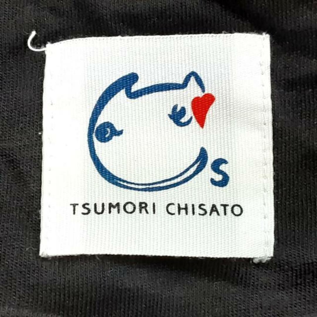 TSUMORI CHISATO(ツモリチサト)のTSUMORI CHISATO(ツモリチサト) ワンピース サイズ2 M レディース - 黒×ピンク×マルチ 半袖/ロング/ボーダー/ドット柄 レディースのワンピース(その他)の商品写真