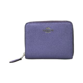 コーチ(COACH)の美品 コーチ COACH 二つ折り財布 ラウンドファスナー レディース(財布)