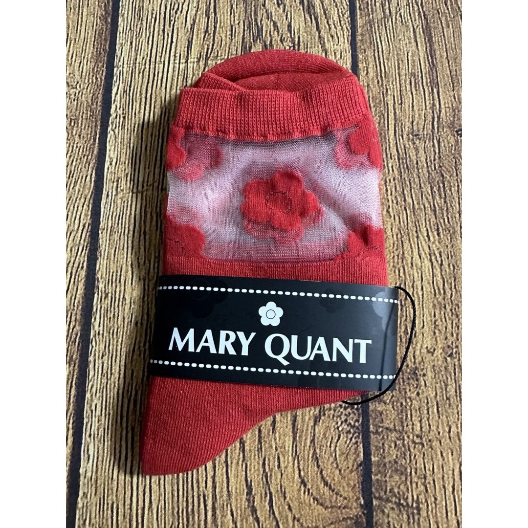 MARY QUANT(マリークワント)のマリークワント　デイジー靴下　ソックス レディースのレッグウェア(ソックス)の商品写真