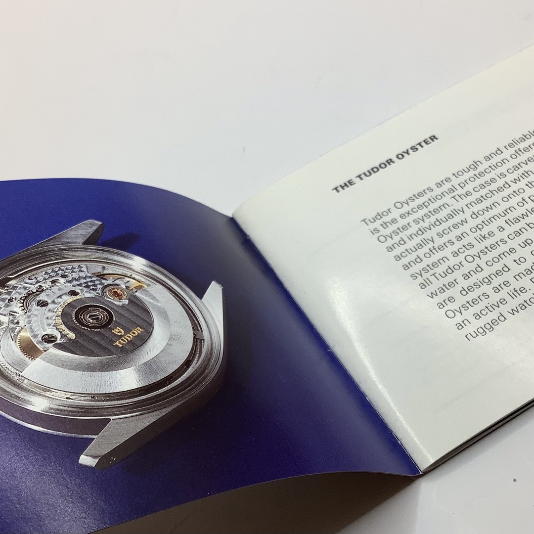 Tudor(チュードル)の1994年2月 チュードル チューダー 冊子 TUDOR 青 メンズの時計(その他)の商品写真