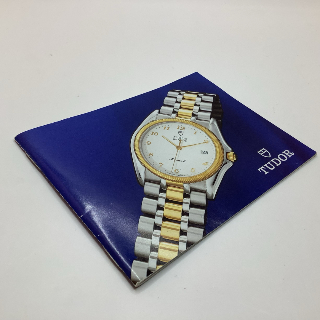 Tudor(チュードル)の1994年2月 チュードル チューダー 冊子 TUDOR 青 メンズの時計(その他)の商品写真