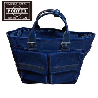 ポーター(PORTER)の【PORTER／ポーター】デニムボストンバッグ 美品 希少 レア トラベルバッグ(ボストンバッグ)