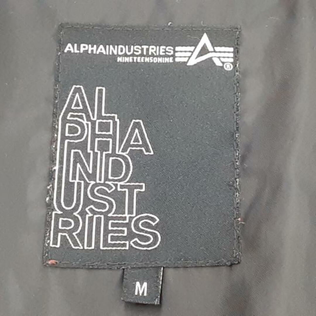 ALPHA INDUSTRIES(アルファインダストリーズ)のALPHA INDUSTRIES(アルファ) コート サイズM レディース - 黒 長袖/中綿/冬 レディースのジャケット/アウター(その他)の商品写真