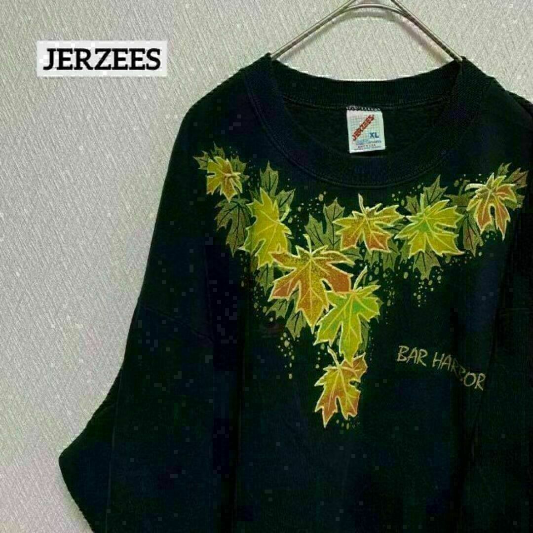 JERZEES - JERZEES ジャージーズ スウェット プリント 80 90 年代 USA