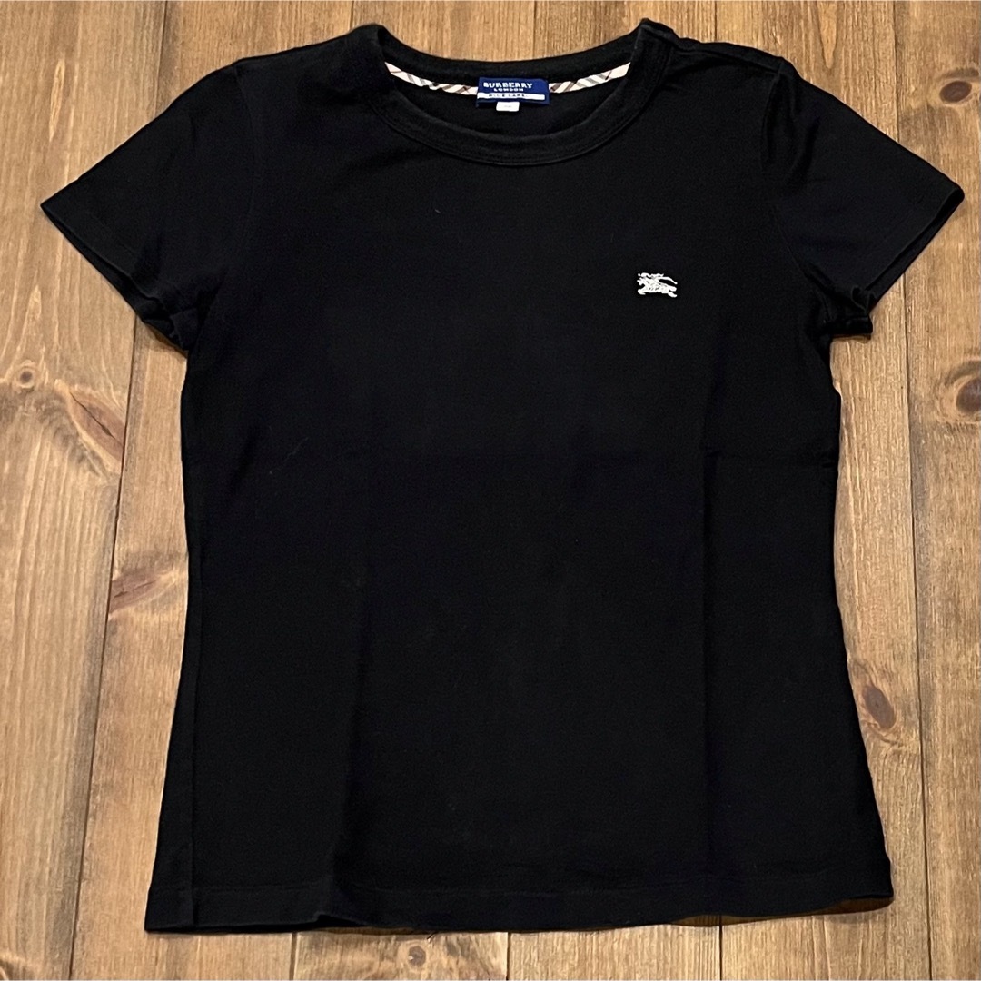 BURBERRY(バーバリー)のバーバリー✳︎半袖✳︎Tシャツ✳︎黒✳︎夏服✳︎ブルーレーベル レディースのトップス(Tシャツ(半袖/袖なし))の商品写真