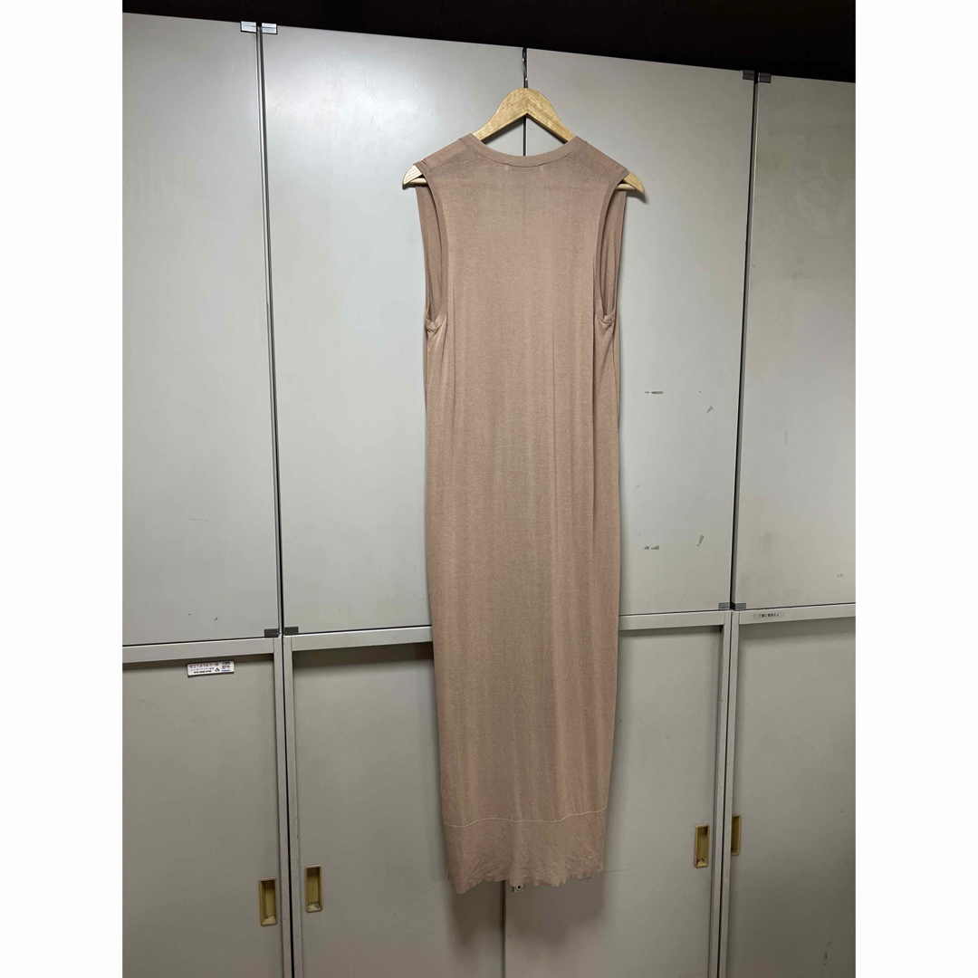 ZARA ロングベスト ベージュ 薄手