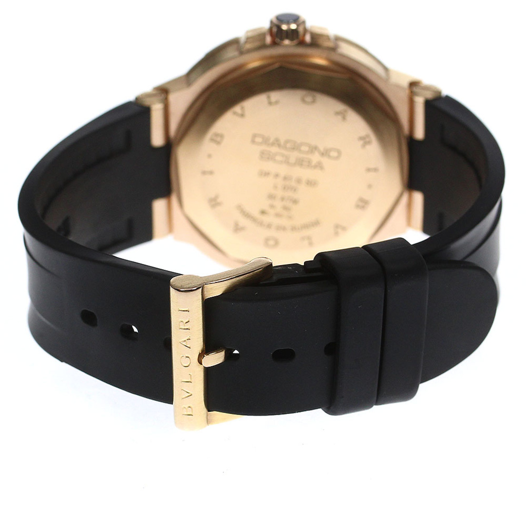 BVLGARI(ブルガリ)のブルガリ BVLGARI DPP41GSD ディアゴノ スクーバ K18PG 自動巻き メンズ 箱・保証書付き_799542 メンズの時計(腕時計(アナログ))の商品写真