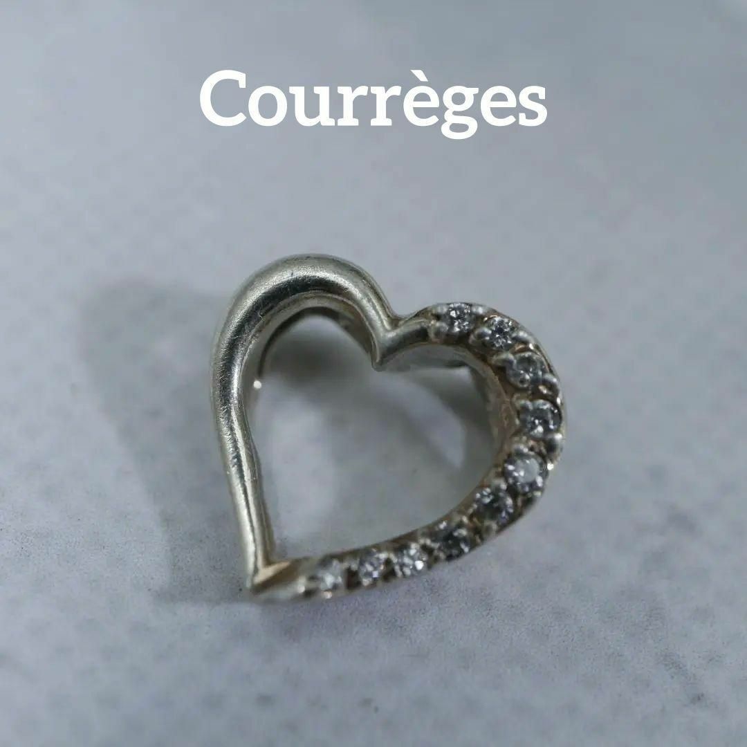 Courreges(クレージュ)の【匿名配送】クレージュ ペンダントトップ SV 1.5g ハート レディースのアクセサリー(ネックレス)の商品写真